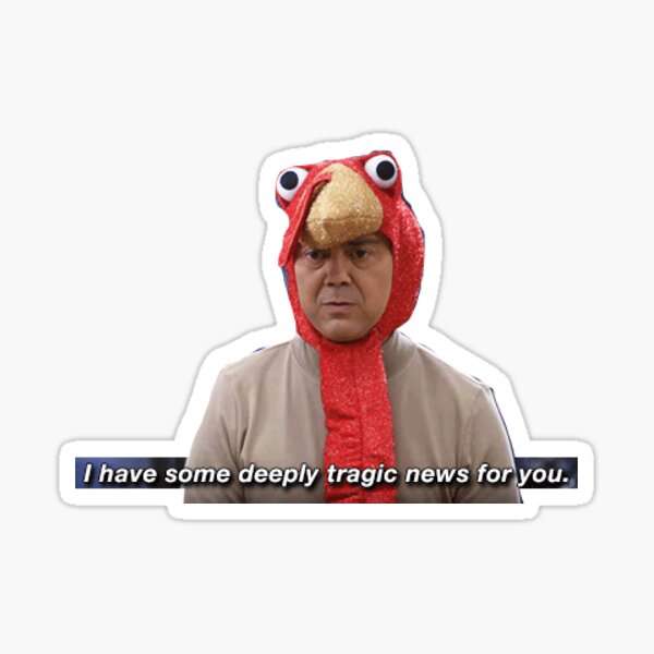 deeply tragic Sticker