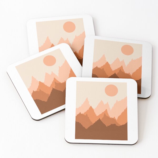Item preview, Minimalist Mountain Landscape  designed and sold by TarynsCutesyShop.