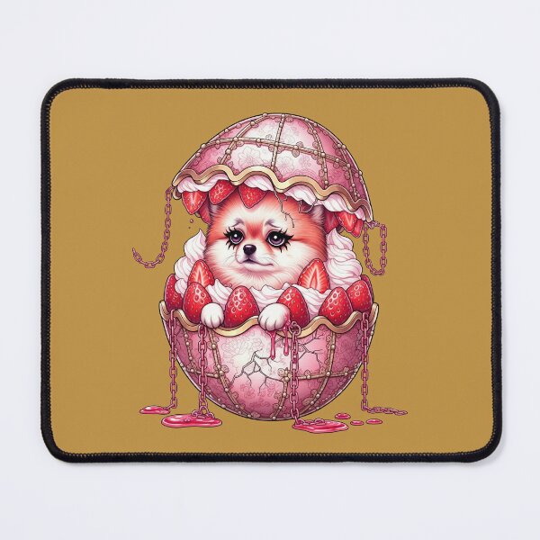 Item preview, Pup in Strawberry Fabergé Egg designed and sold by DumbPet.