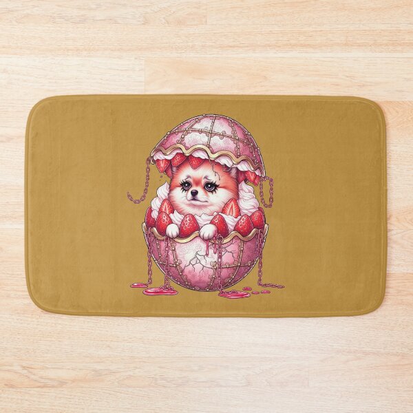 Item preview, Pup in Strawberry Fabergé Egg designed and sold by DumbPet.