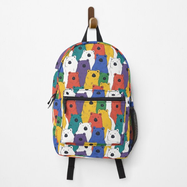 Item preview, Multi-Colored Bear Crowd Joyful Energy designed and sold by MidArtForge.