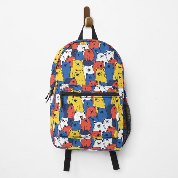 Item preview, Multi-Colored Bear Crowd Joyful Energy designed and sold by MidArtForge.
