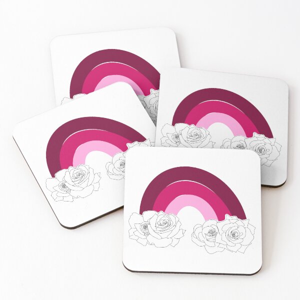 Item preview, Arcoíris con nubes rosas (rosa) designed and sold by pforphthalo.
