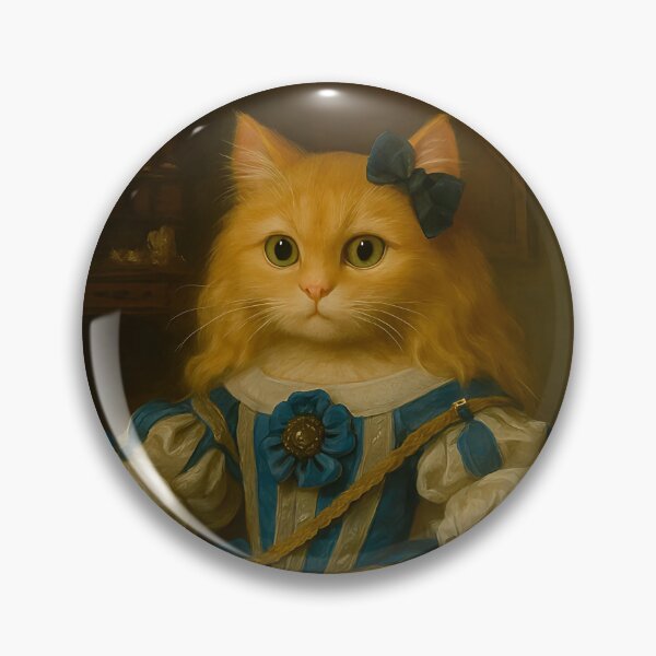 Item preview, Charming Ginger Cat: Whimsical Formal Portrait designed and sold by Alan Javier Cordoba Espinosa.