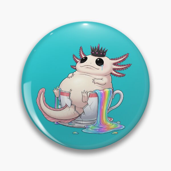Item preview, Axolotl Crying in a Rainbow Teacup designed and sold by DumbPet.