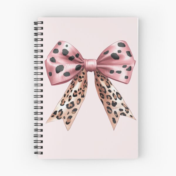 Item preview, Pastel Leopard Bow – Pink and Beige Animal Print Style designed and sold by EmeraldeaArt.