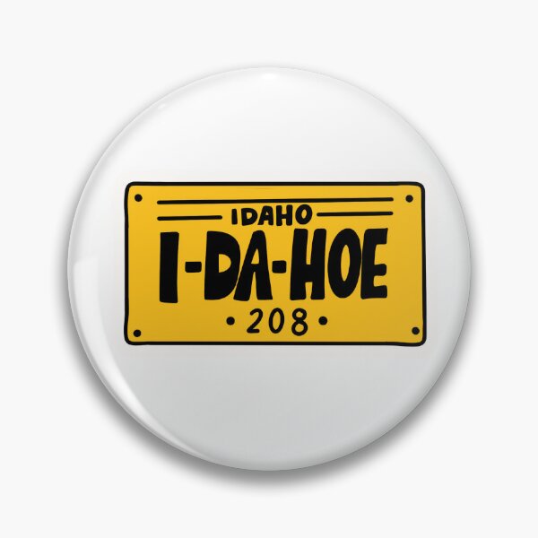 Item preview, I-Da-Hoe License Plate designed and sold by VeryGoodShopp.