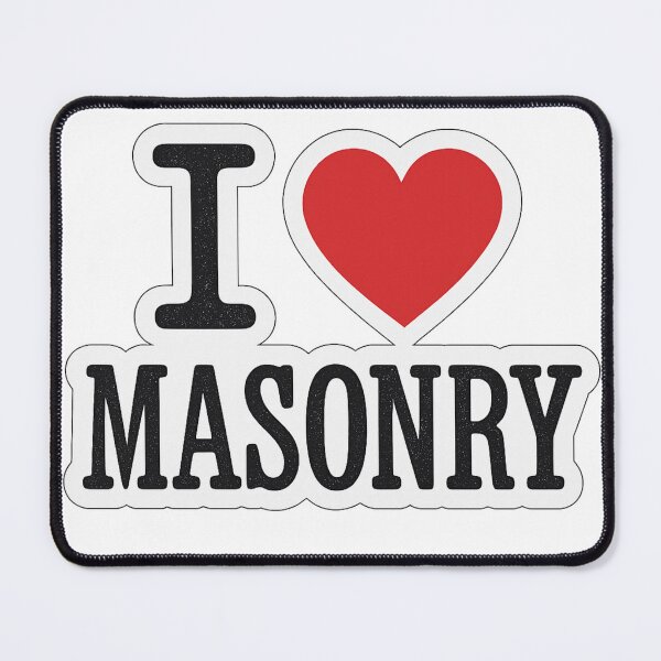 Item preview, I love masonry designed and sold by DrDoke.