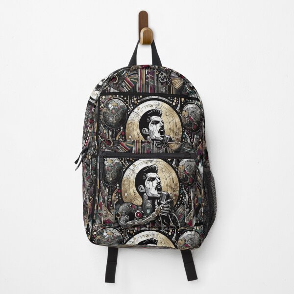 Item preview, Rockstar King – Esoteric Klimt-Inspired Portrait Art designed and sold by Ojo de Lilith.