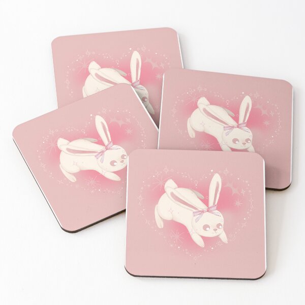Item preview, Pink Coquette Bunny designed and sold by TarynsCutesyShop.