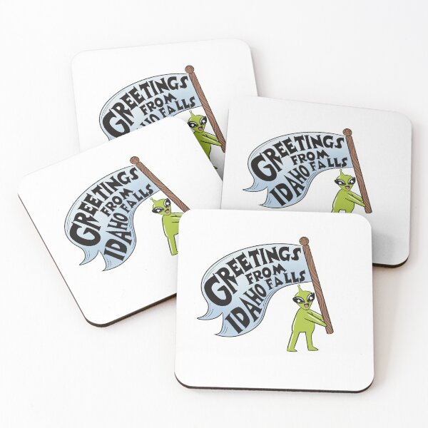 Item preview, Greetings from Idaho Falls Alien Banner designed and sold by VeryGoodShopp.