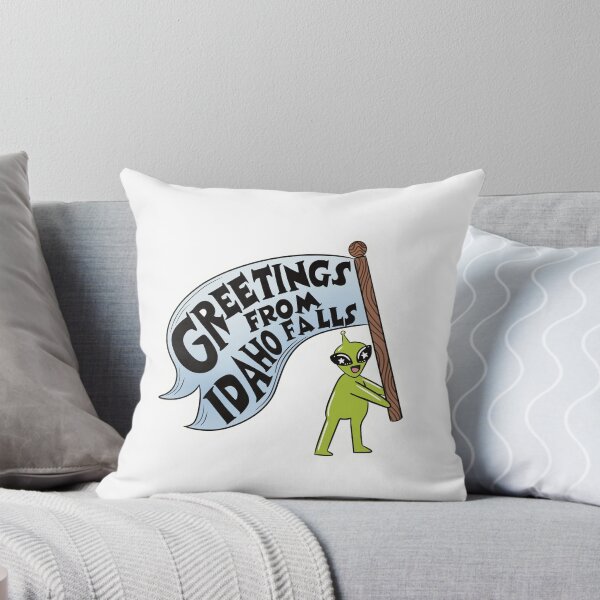 Item preview, Greetings from Idaho Falls Alien Banner designed and sold by VeryGoodShopp.