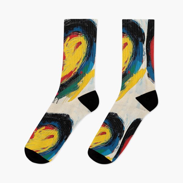 Item preview, Unleash Vibrant Emotion - Bold Multicolored Heart Amid Dark Swirls and Energetic Splashes designed and sold by OlfactoART Studio.