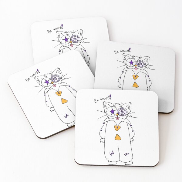 Item preview, BE WEIRD! silly kitty designed and sold by SamsCl0wnery.