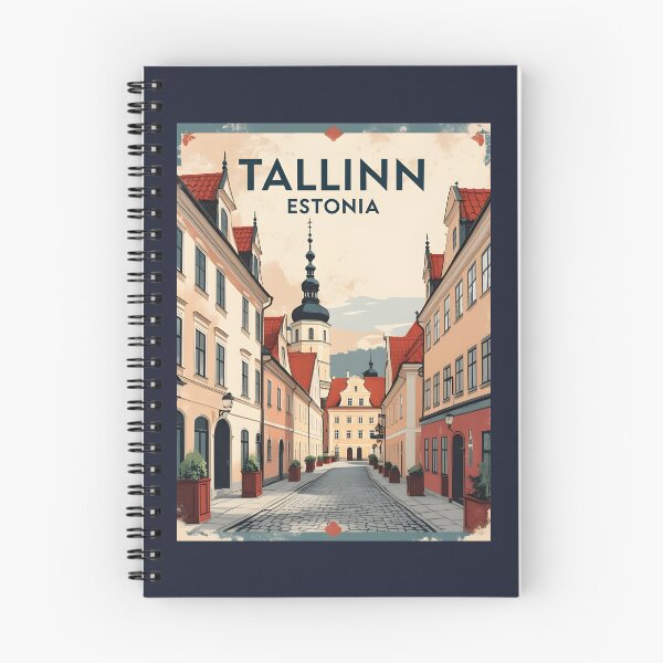 Item preview, A Vintage Travel Illustration of Tallinn - Estonia  designed and sold by GoodOldVintage.