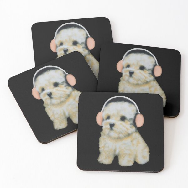 Item preview, clairo dog with headphones  designed and sold by miss madison creates.