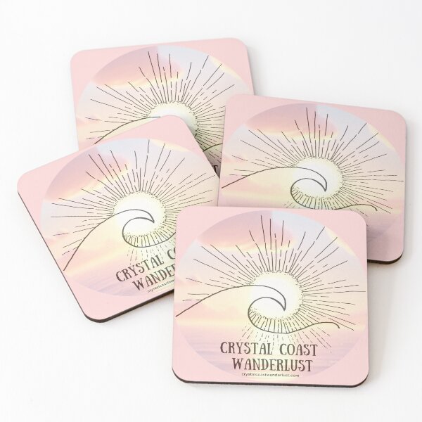 Item preview, Crystal Coast Wanderlust Logo designed and sold by PlantedDesign.