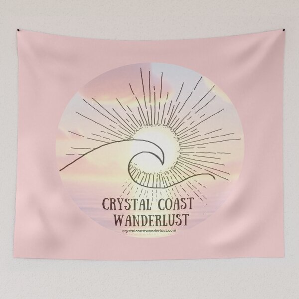 Item preview, Crystal Coast Wanderlust Logo designed and sold by PlantedDesign.
