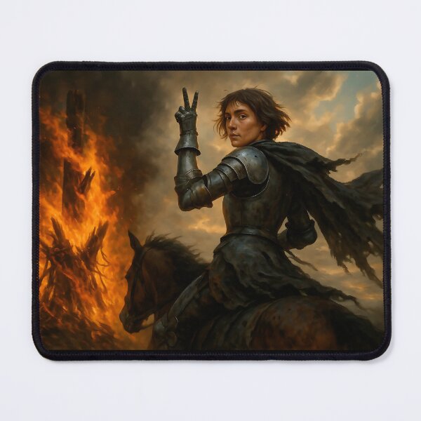 Item preview, Jane D Arc Peace: Defiance Amidst Burning Pyre designed and sold by Alan Javier Cordoba Espinosa.