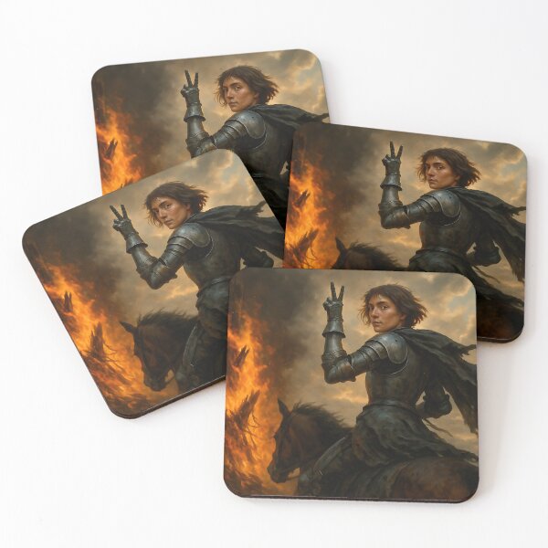 Item preview, Jane D Arc Peace: Defiance Amidst Burning Pyre designed and sold by Alan Javier Cordoba Espinosa.
