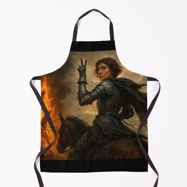 Item preview, Jane D Arc Peace: Defiance Amidst Burning Pyre designed and sold by Alan Javier Cordoba Espinosa.