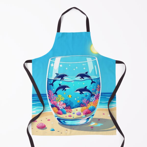 Item preview, Ocean landscape in a glass designed and sold by PrintLabStudio.