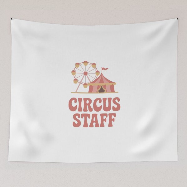 Item preview, Funny Circus Staff Carnival Crew Retro Aesthetic Clown Tent designed and sold by IDesiwork ⭐⭐⭐⭐⭐.