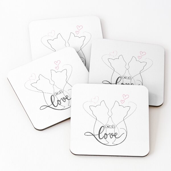 Item preview, Cat Love designed and sold by PawPrintedArt.