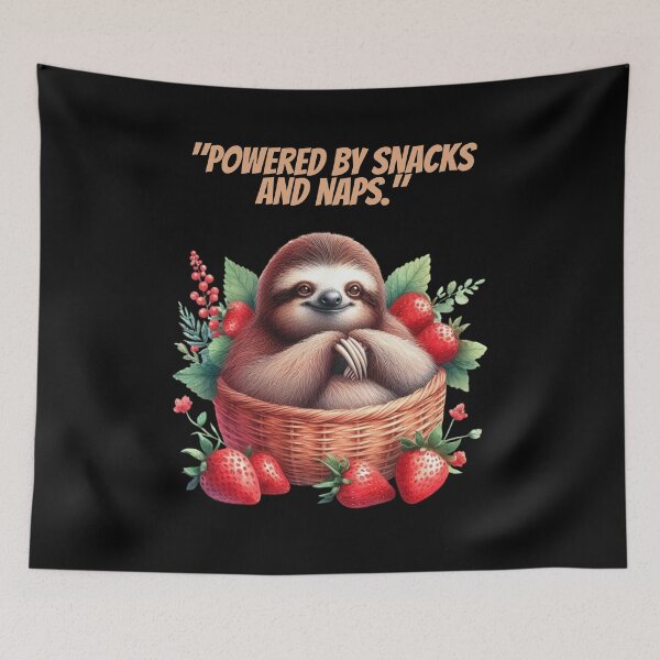 Item preview, Snack Fueled Sloth designed and sold by Mechanical-Artt.