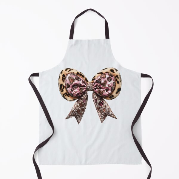 Item preview, Bejeweled Cheetah Bow – Pink Silver Glam Animal Print designed and sold by EmeraldeaArt.