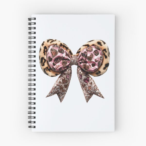 Item preview, Bejeweled Cheetah Bow – Pink Silver Glam Animal Print designed and sold by EmeraldeaArt.