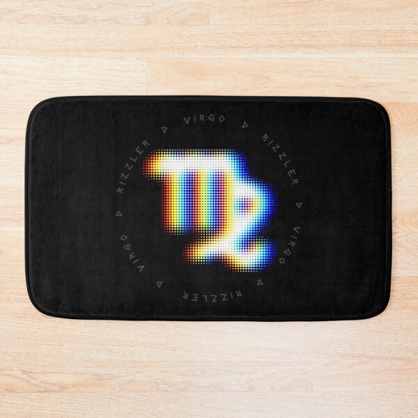 Item preview, Virgo Glitch - Clean Halftone Zodiac Symbol with Earthy Vibe designed and sold by H Jonas.