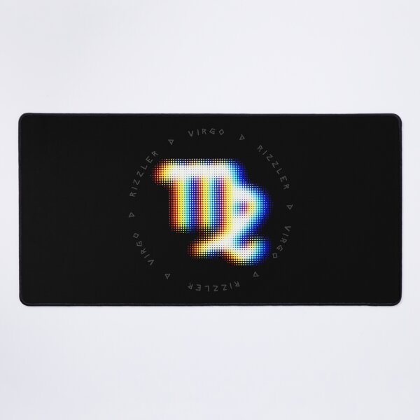 Item preview, Virgo Glitch - Clean Halftone Zodiac Symbol with Earthy Vibe designed and sold by H Jonas.