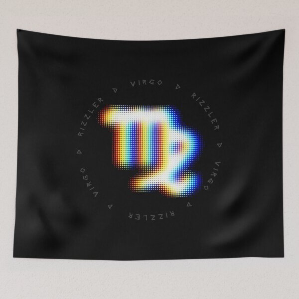 Item preview, Virgo Glitch - Clean Halftone Zodiac Symbol with Earthy Vibe designed and sold by H Jonas.