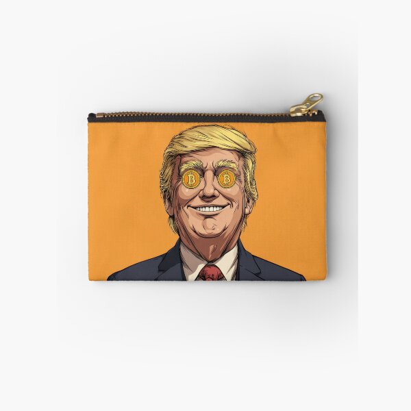 Item preview, Donald Trump with Bitcoin Eyes designed and sold by AImazeD.