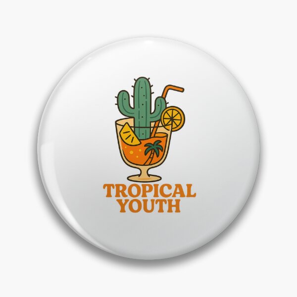 Item preview, Tropical Youth Cactus | Fun Summer Cocktail Design designed and sold by ALITOPRINCE.