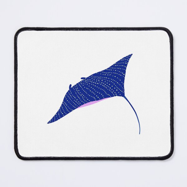 Item preview, Cute Blue Stingray Illustration – Kawaii Ocean Animal Design designed and sold by Blueprint&co.
