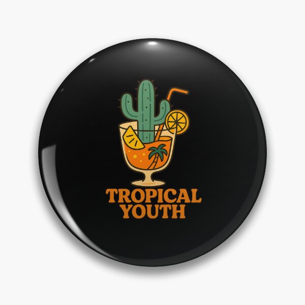 Item preview, Tropical Youth Cactus | Fun Summer Cocktail Design designed and sold by ALITOPRINCE.