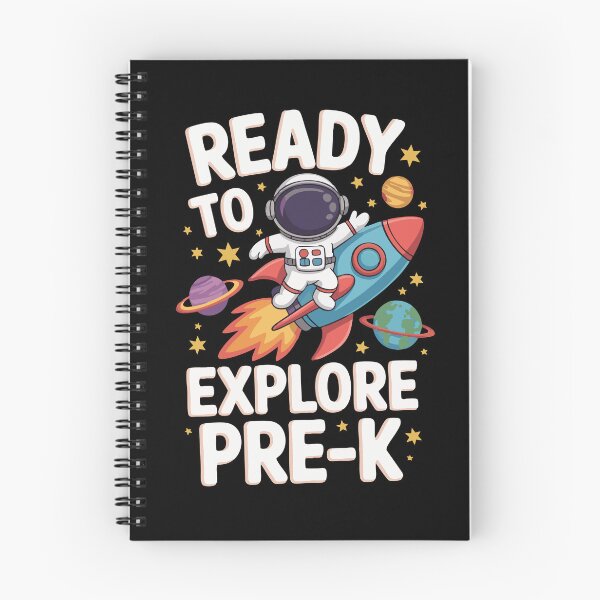 Item preview, Ready to Explore Pre-K Funny Space Astronaut Theme designed and sold by IDesiwork ⭐⭐⭐⭐⭐.