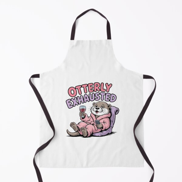 Item preview, Otterly Exhausted – Wine, Whine & Recline designed and sold by Estalon.