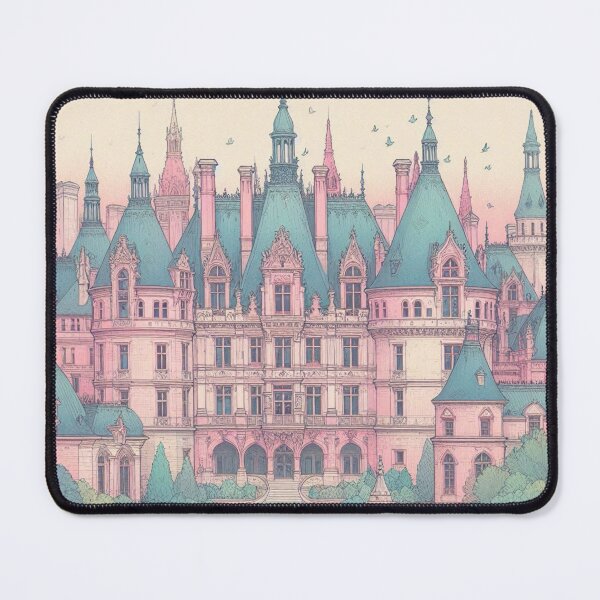 Item preview, Minimalist French Castle - Modern Chateaucore Aesthetic Wall Art designed and sold by Sugar Wisdom .