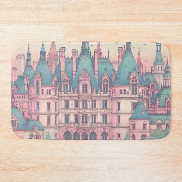 Item preview, Minimalist French Castle - Modern Chateaucore Aesthetic Wall Art designed and sold by Sugar Wisdom .
