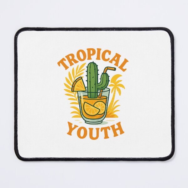 Item preview, Tropical Youth Cactus | Fun Summer Cocktail Design designed and sold by ALITOPRINCE.