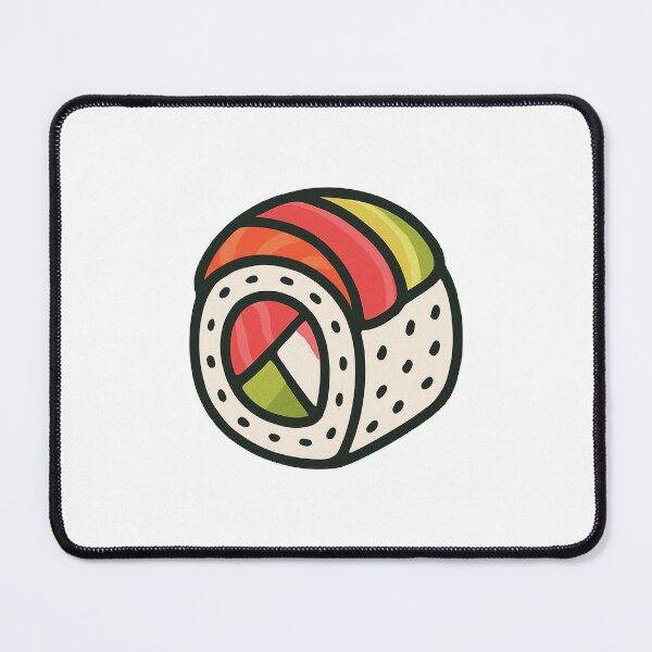 Item preview, Rainbow Roll Sushi Kawaii Japanese Design designed and sold by Vendeloc.