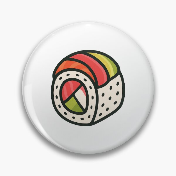 Item preview, Rainbow Roll Sushi Kawaii Japanese Design designed and sold by Vendeloc.