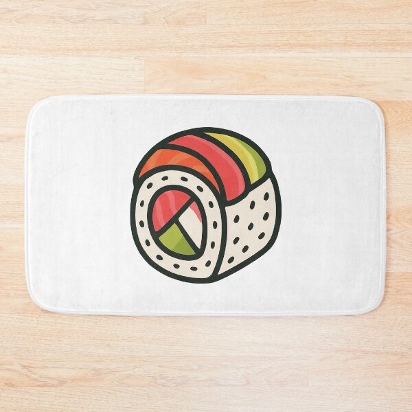 Item preview, Rainbow Roll Sushi Kawaii Japanese Design designed and sold by Vendeloc.