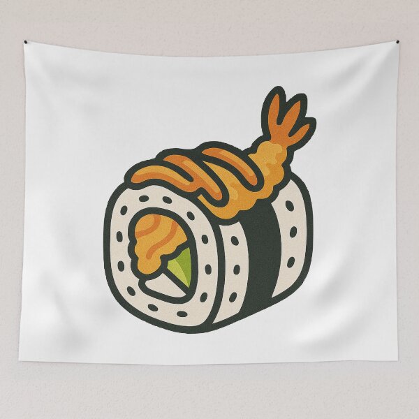 Item preview, Tempura Roll Sushi Fun Japanese Cuisine designed and sold by Vendeloc.