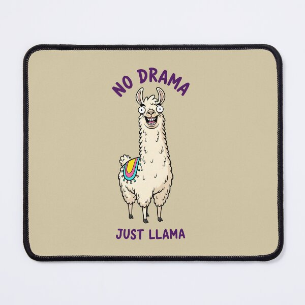 Item preview, No Drama Just Lama designed and sold by FurRealStudioCo.