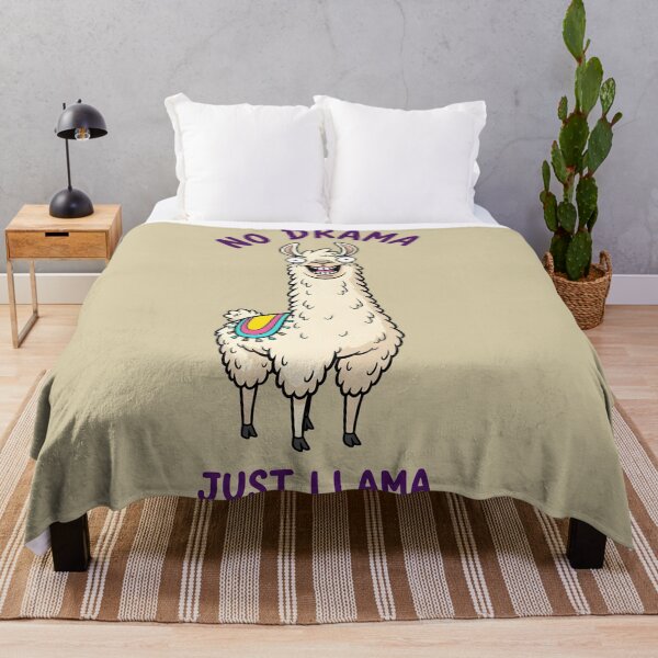 Item preview, No Drama Just Lama designed and sold by FurRealStudioCo.