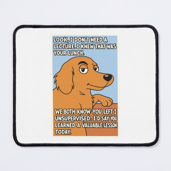 Item preview, Guilty Dog Logic: The Unsupervised Lunch Incident designed and sold by HASSAN&M ★★★★★.